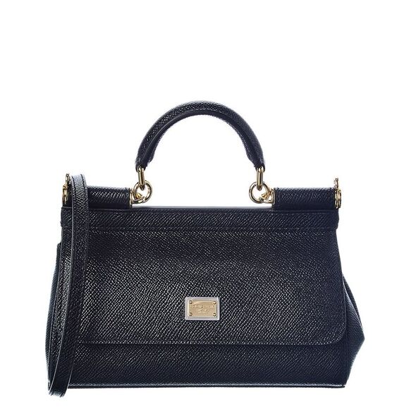 Dolce & Gabbana Handbags - Dolce & Gabbana Sicily Small Leather Satchel